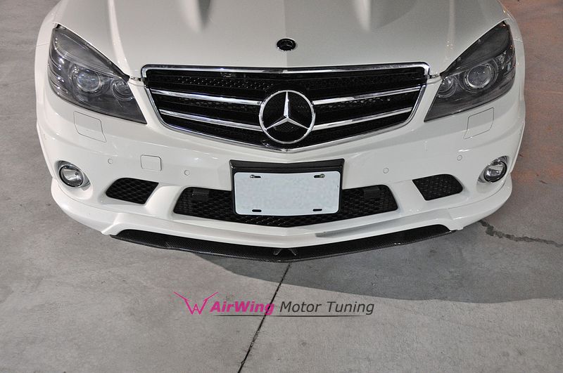 W204 C63 AMG –  CARLSSON style Carbon Front Lip Spoiler 1